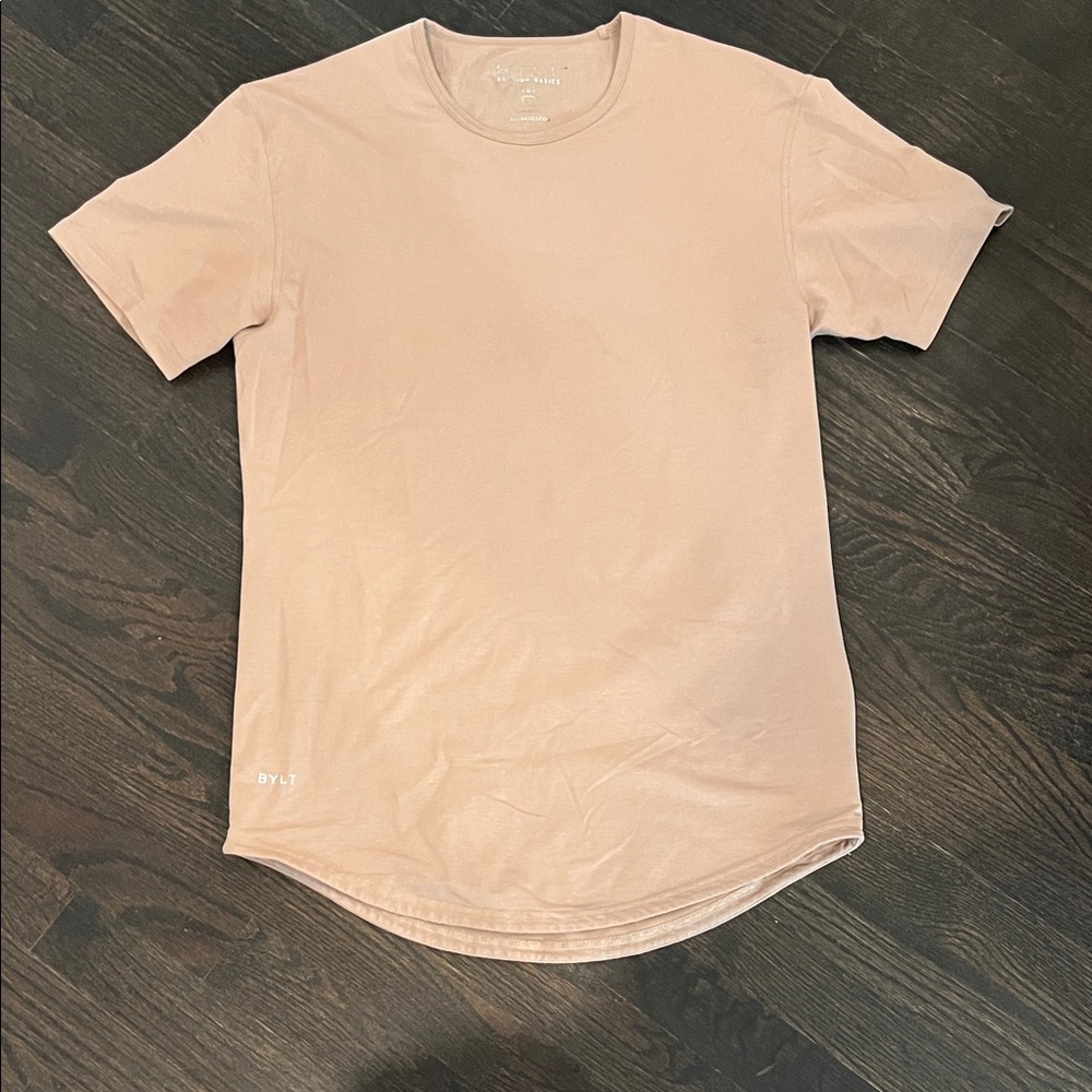 BYLT Basics Light Pink Short Sleeve Tee